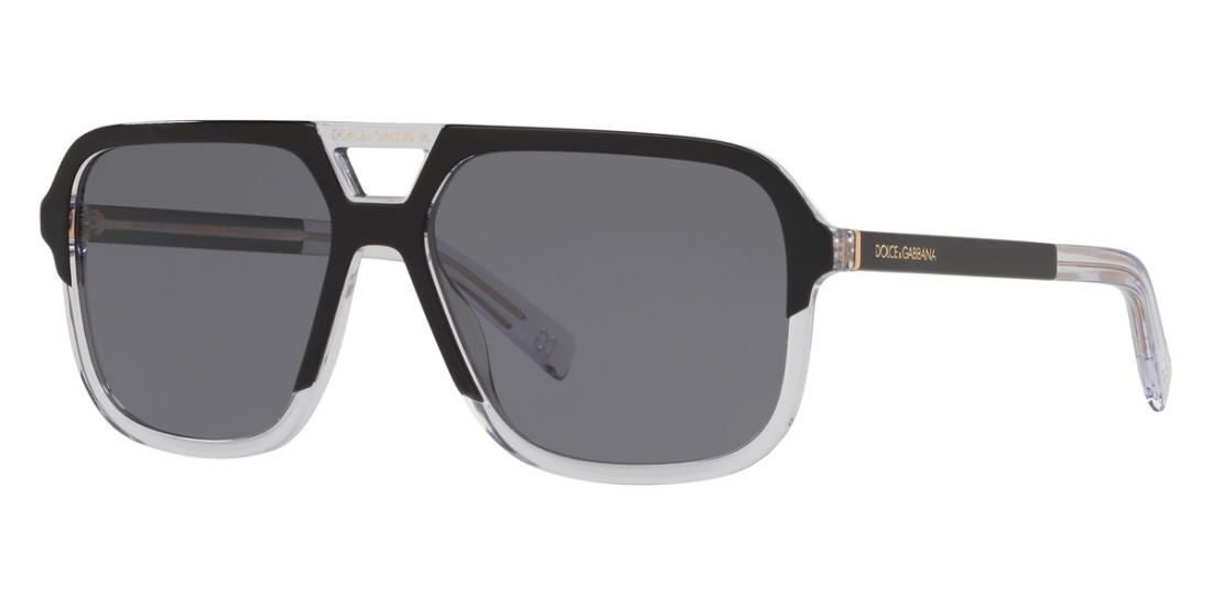 Dolce & Gabbana DG4354 (501/81) 58 | Polarize Unisex Siyah Güneş Gözlüğü